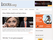 Tablet Screenshot of iroots.org
